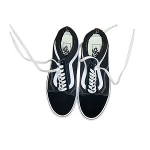 old skool platform vans- like new